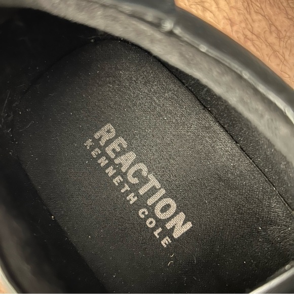 Kenneth Cole Reaction Black Textured Men’s Sneakers Size 10.5 - Picture 8 of 8